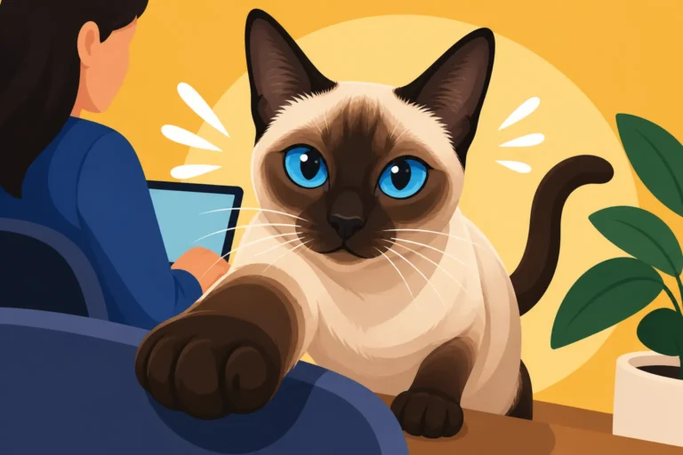 A Siamese Cat Will Not Be Ignored