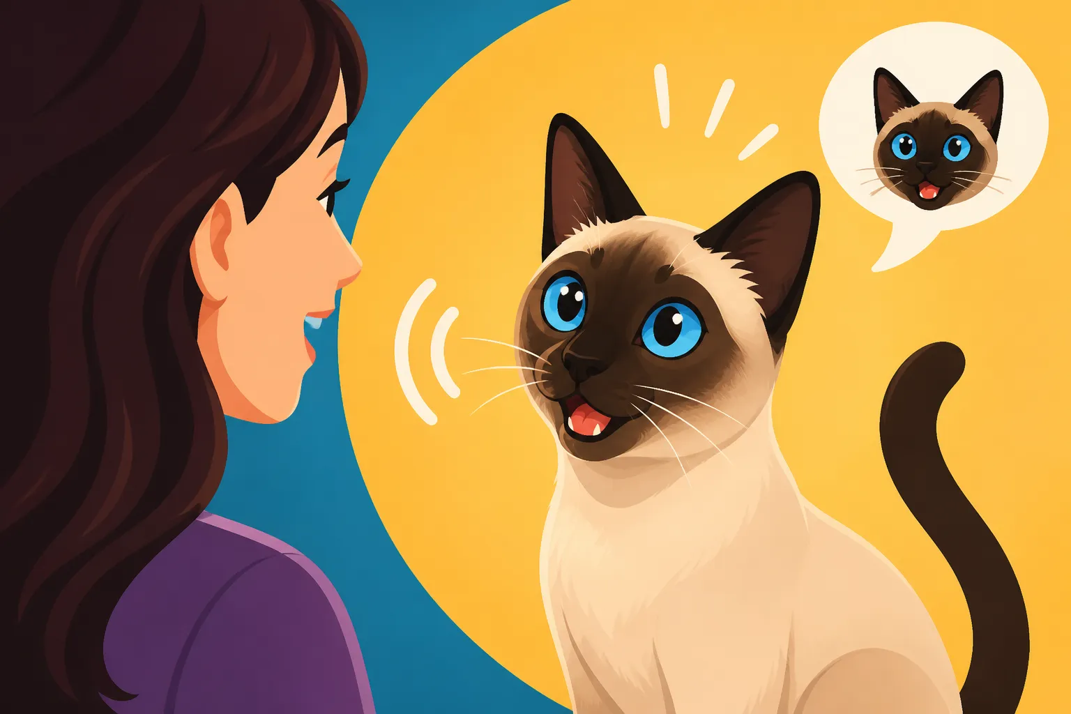 Why a Siamese Cat Answers When You Talk