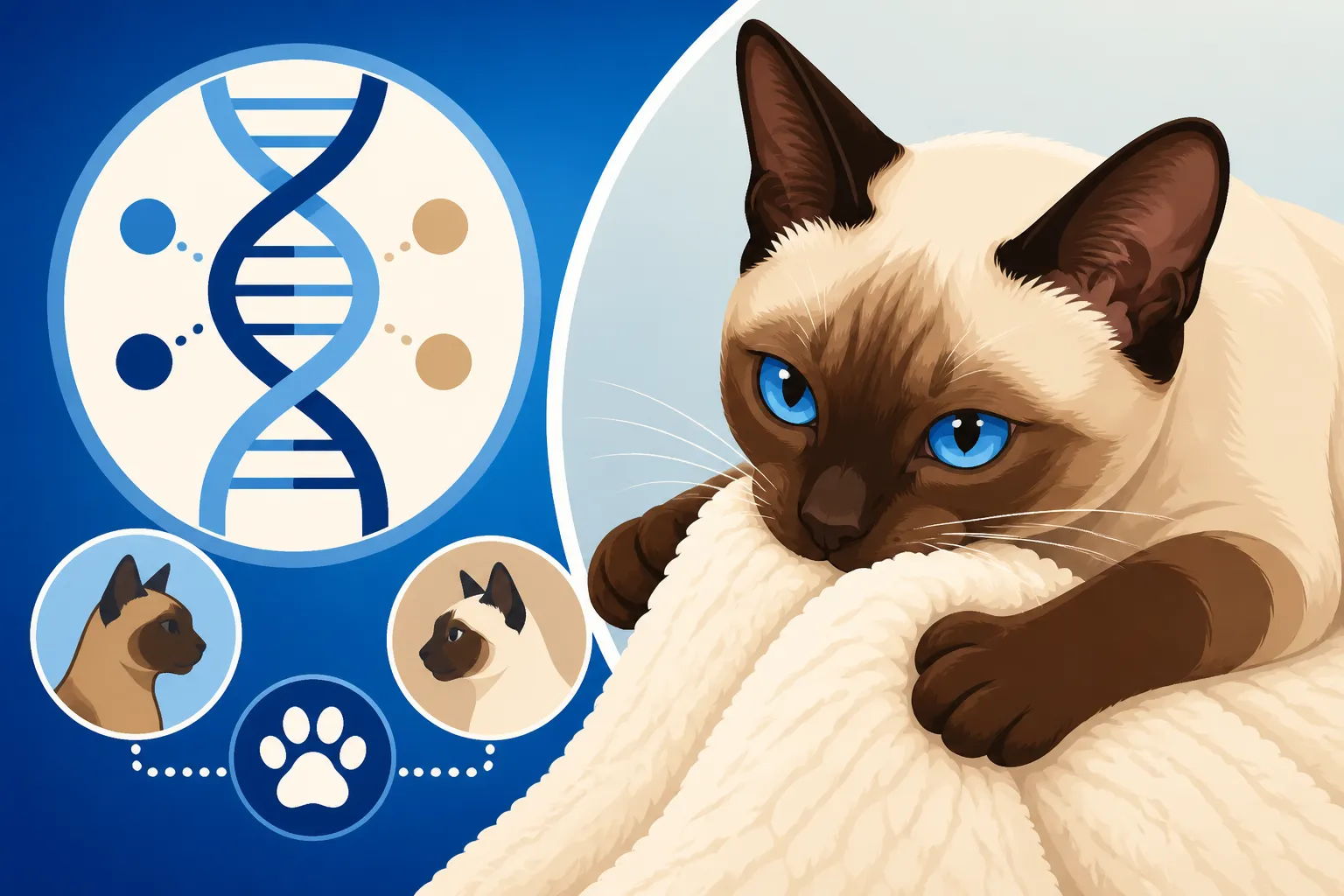 Whether Wool Sucking in a Siamese Cat Is Genetic