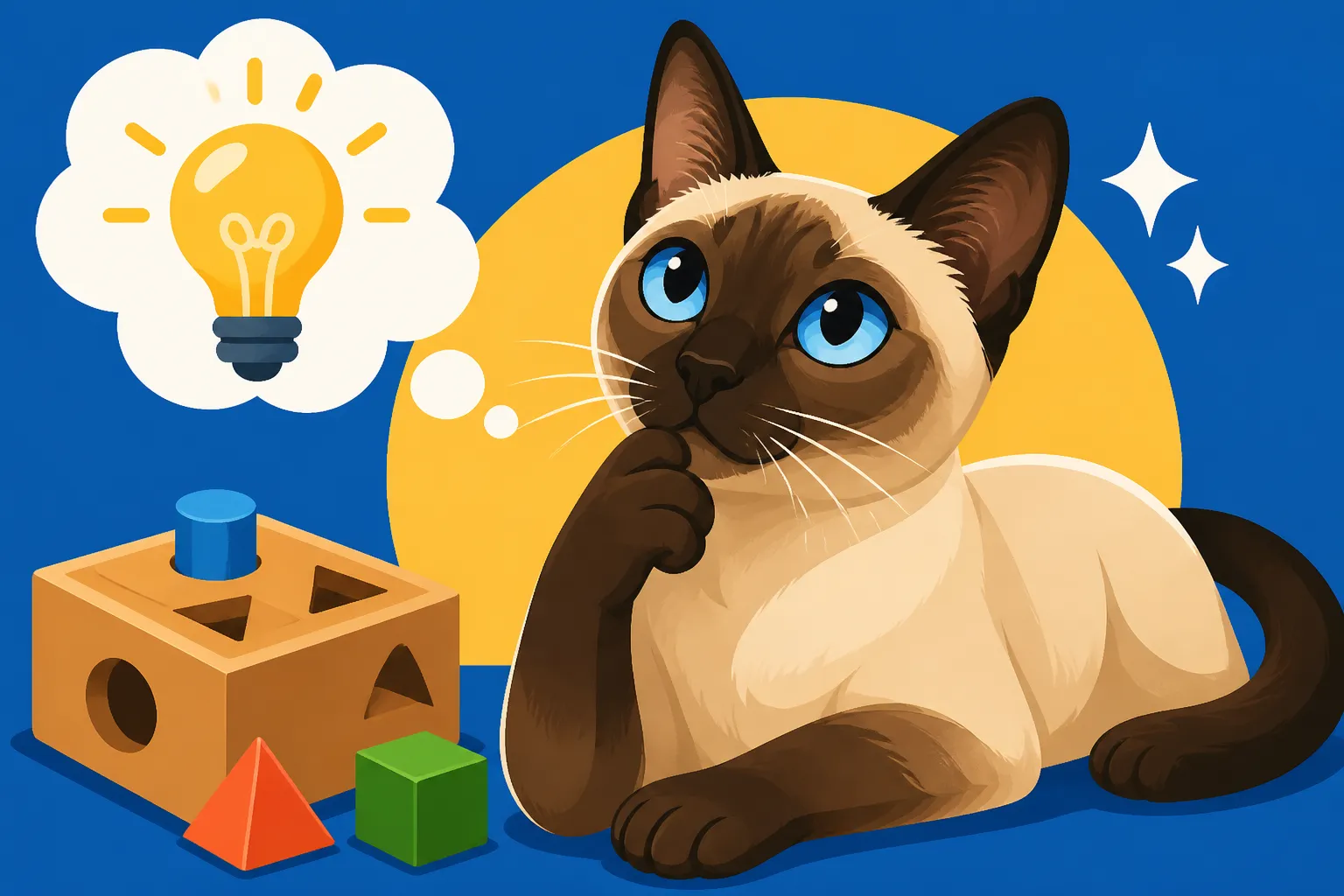 How Clever a Siamese Cat Is