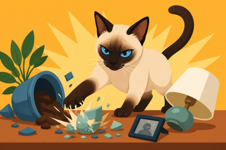 What a Bored Siamese Cat Destroys