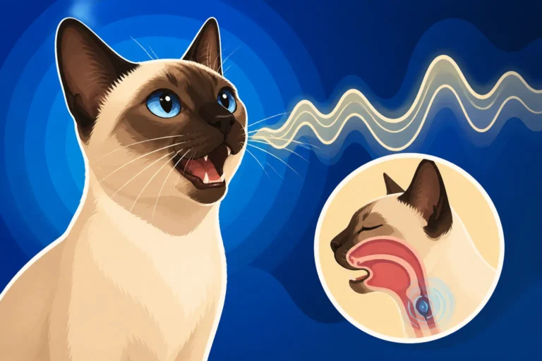 Why a Siamese Cat's Voice Is So Low Pitched