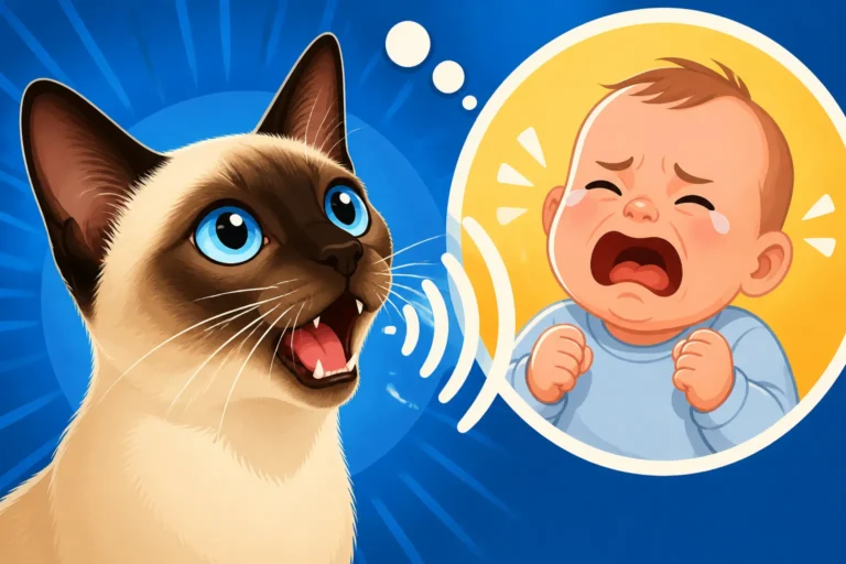 Why a Siamese Cat Sounds Like a Baby Crying