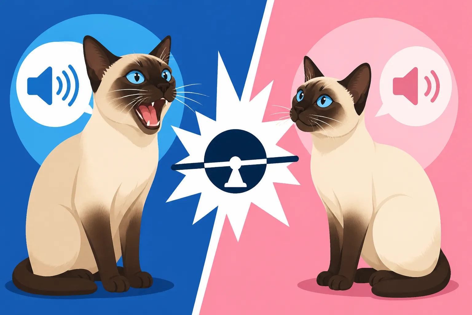 Whether a Male Siamese Cat Is Louder Than a Female