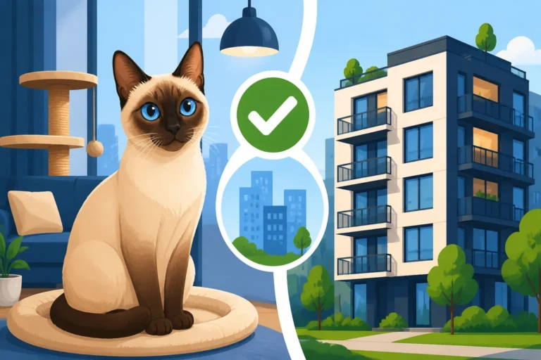 Whether a Siamese Cat Suits an Apartment Building