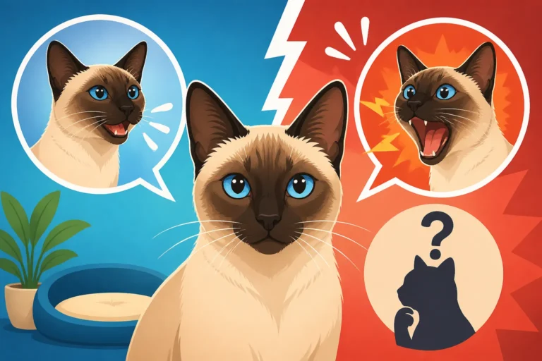 Whether a Sudden Change in a Siamese Cat's Voice Matters