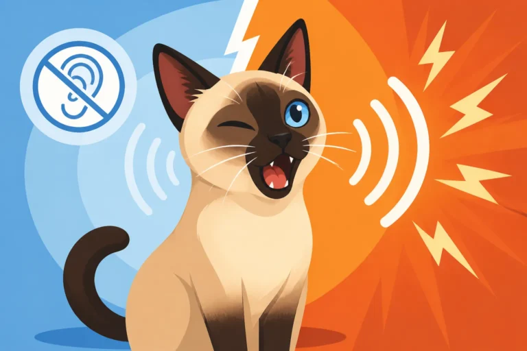 Whether a Deaf Siamese Cat Gets Louder
