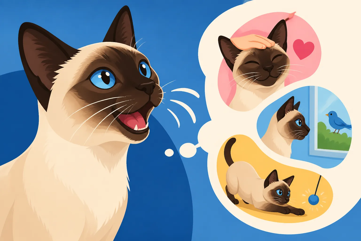 What a Siamese Cat's Trill Means
