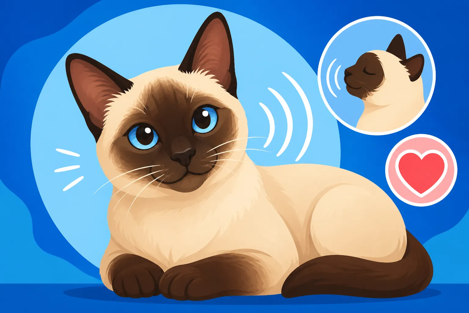 How a Siamese Cat Purrs