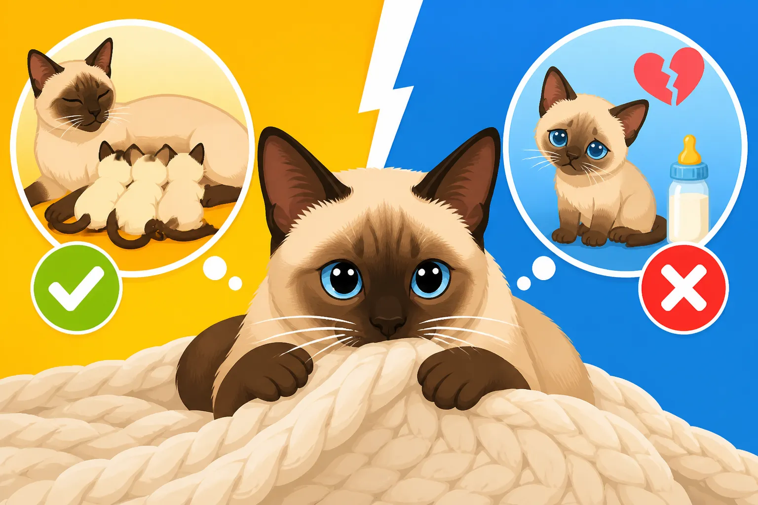Whether Early Weaning Causes Siamese Cat Wool Sucking