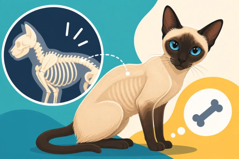 Why a Siamese Cat Feels Bony