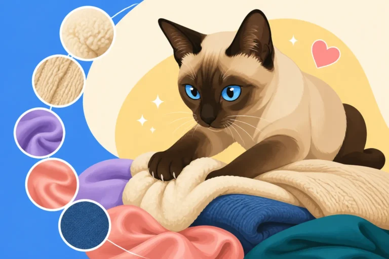 Which Fabrics a Siamese Cat Goes For