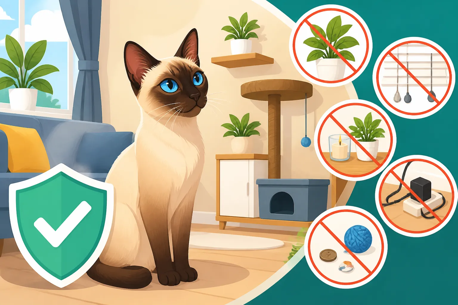 How to Cat Proof a Home for a Siamese Cat