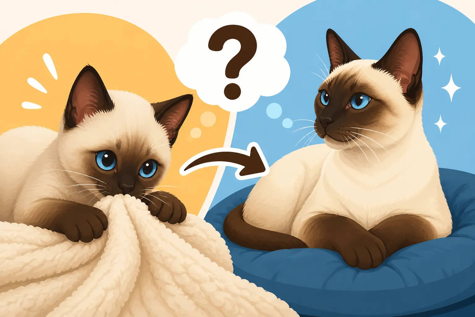 Whether Wool Sucking in a Siamese Cat Ever Stops