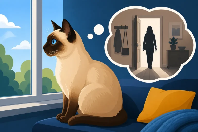 How Long a Siamese Cat Copes Alone