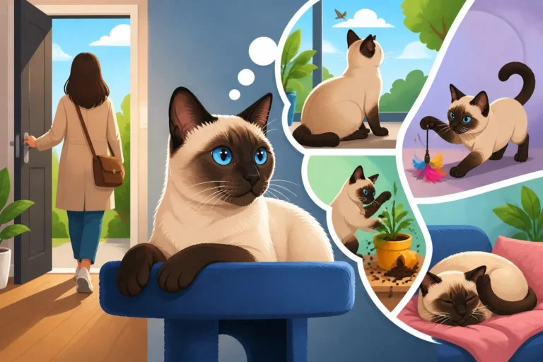 What a Siamese Cat Does While You Are Out