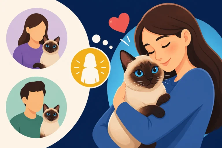Whether a Siamese Cat Bonds to One Person