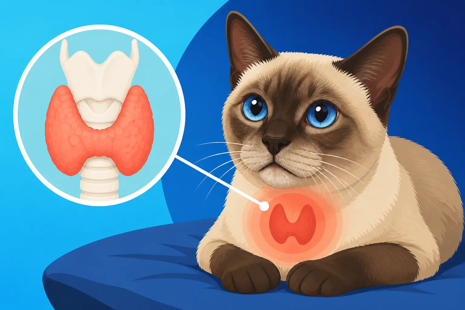 Hyperthyroidism in an Older Siamese Cat