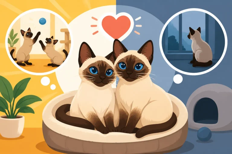 Whether a Siamese Cat Is Happier in a Pair