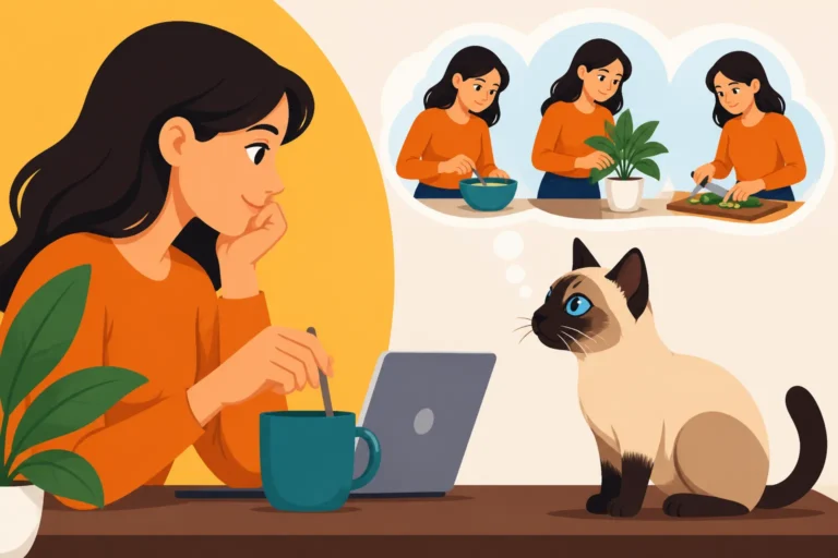 How a Siamese Cat Learns From Watching You