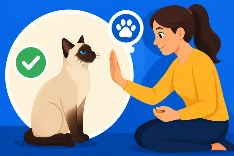 How to Teach a Siamese Cat to Sit
