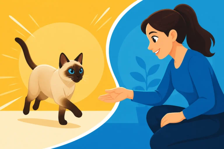 How to Teach a Siamese Cat to Come