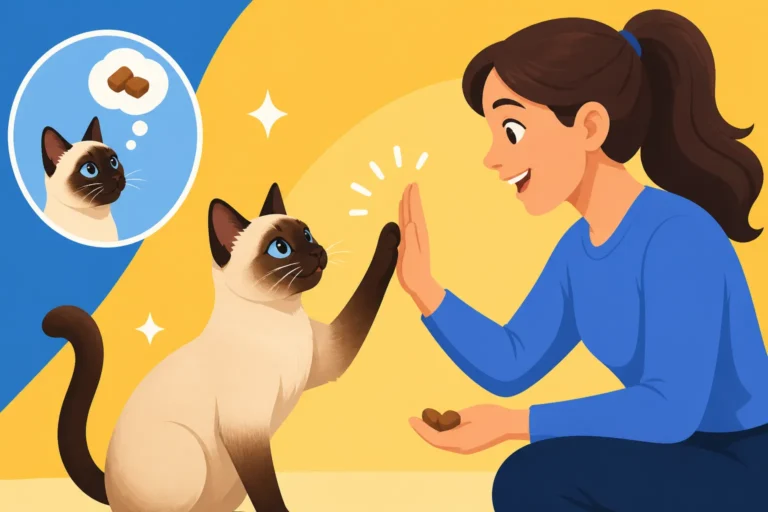How to Teach a Siamese Cat to High Five