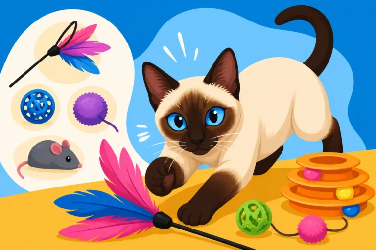 Which Toys a Siamese Cat Actually Plays With