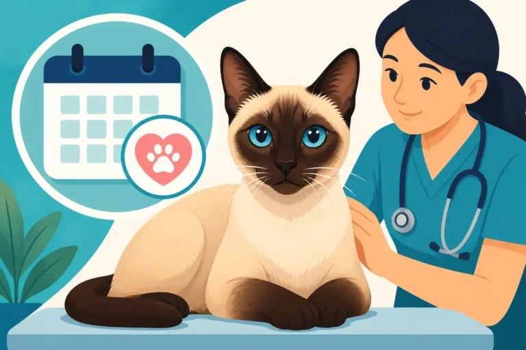 How Often a Siamese Cat Needs a Wellness Exam