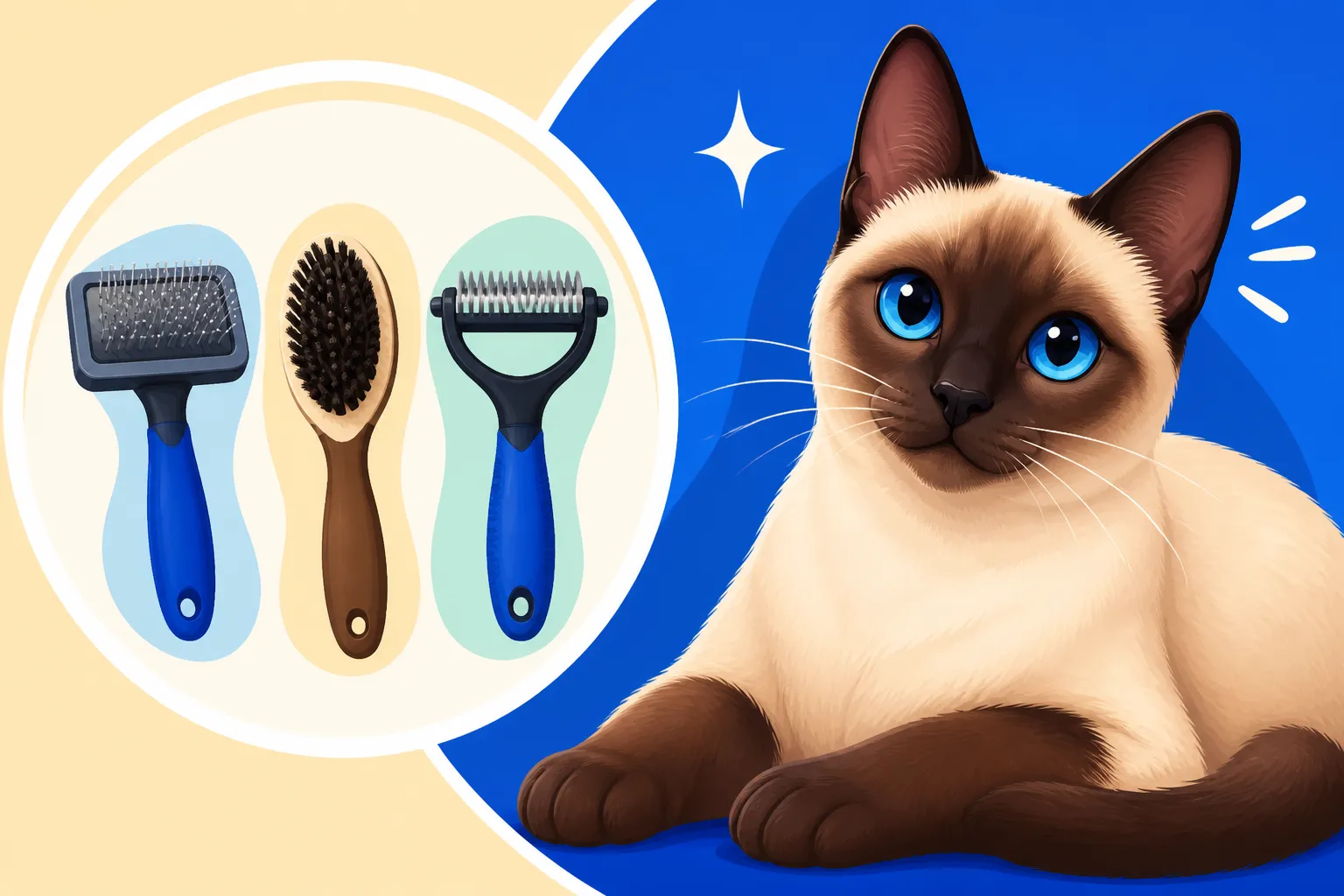 Which Brush a Siamese Cat Needs