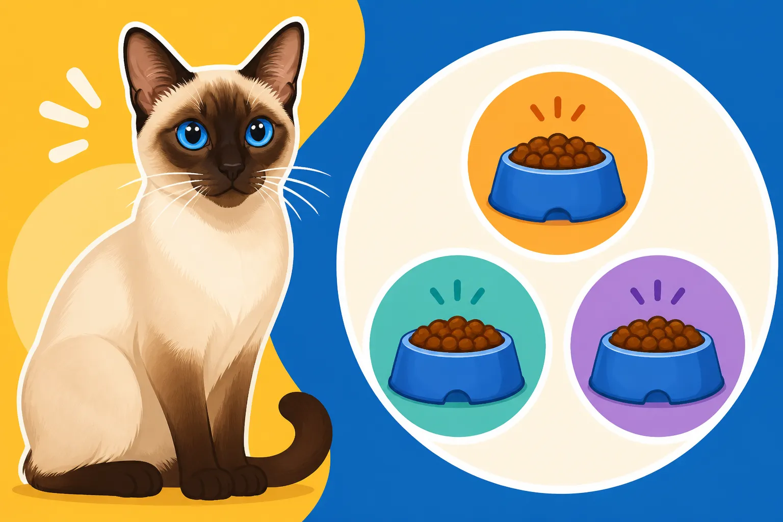 How Many Meals a Day a Siamese Cat Needs