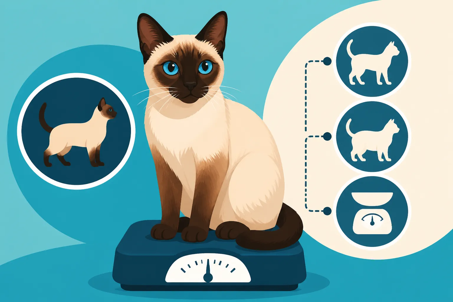 What a Siamese Cat Should Weigh