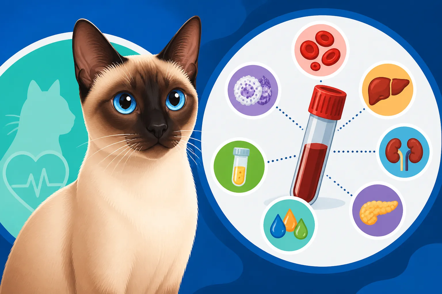 What a Siamese Cat's Yearly Bloodwork Should Cover