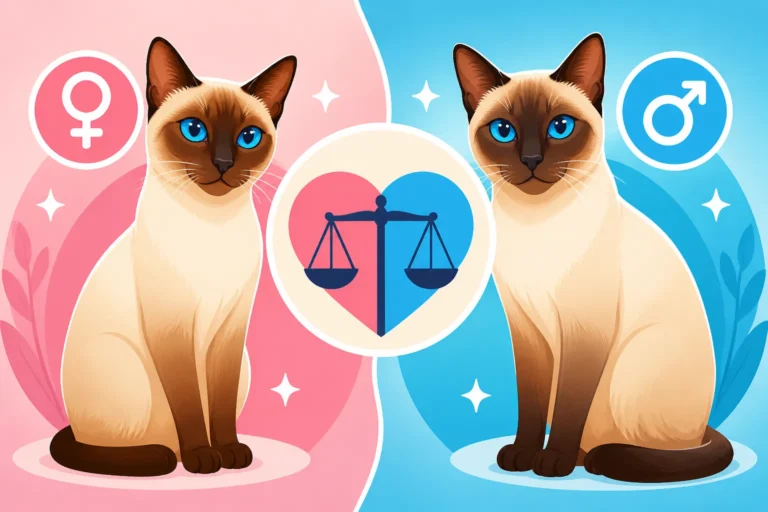 Whether a Female Siamese Cat Outlives a Male