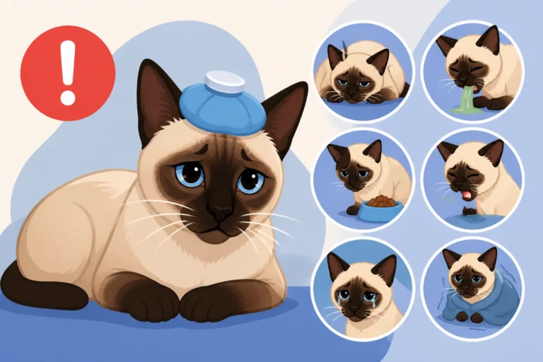 Signs a Siamese Cat Is Unwell