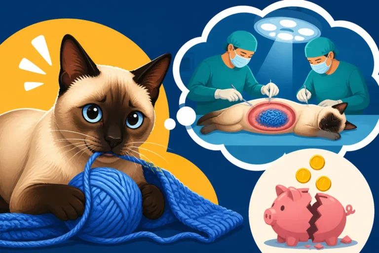 What a Wool Sucking Siamese Cat Costs in Surgery