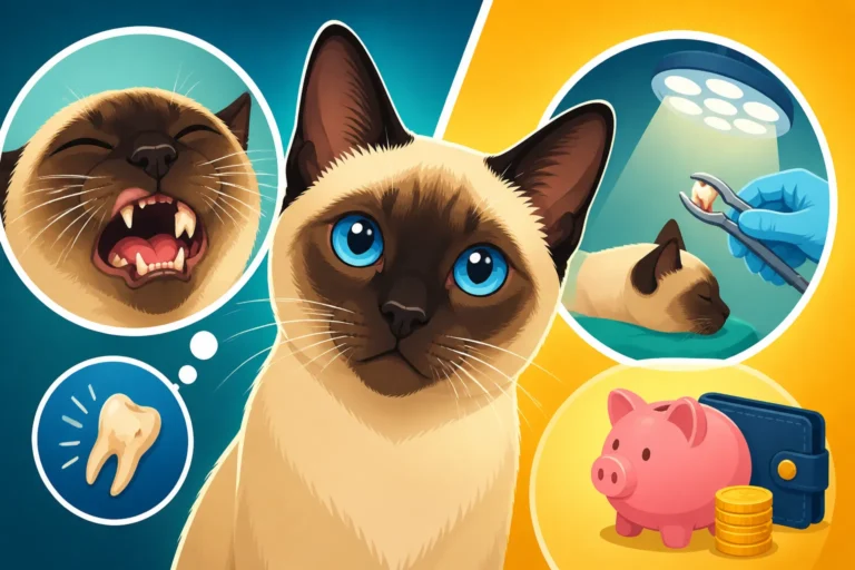 Why a Siamese Cat Loses Teeth and What It Costs