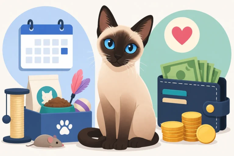 What the First Year With a Siamese Cat Costs