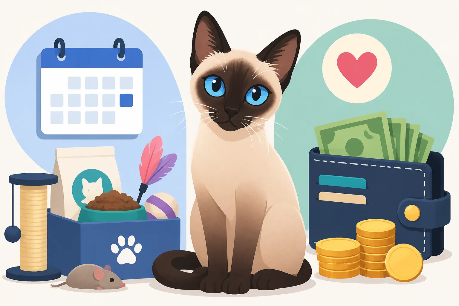 What the First Year With a Siamese Cat Costs
