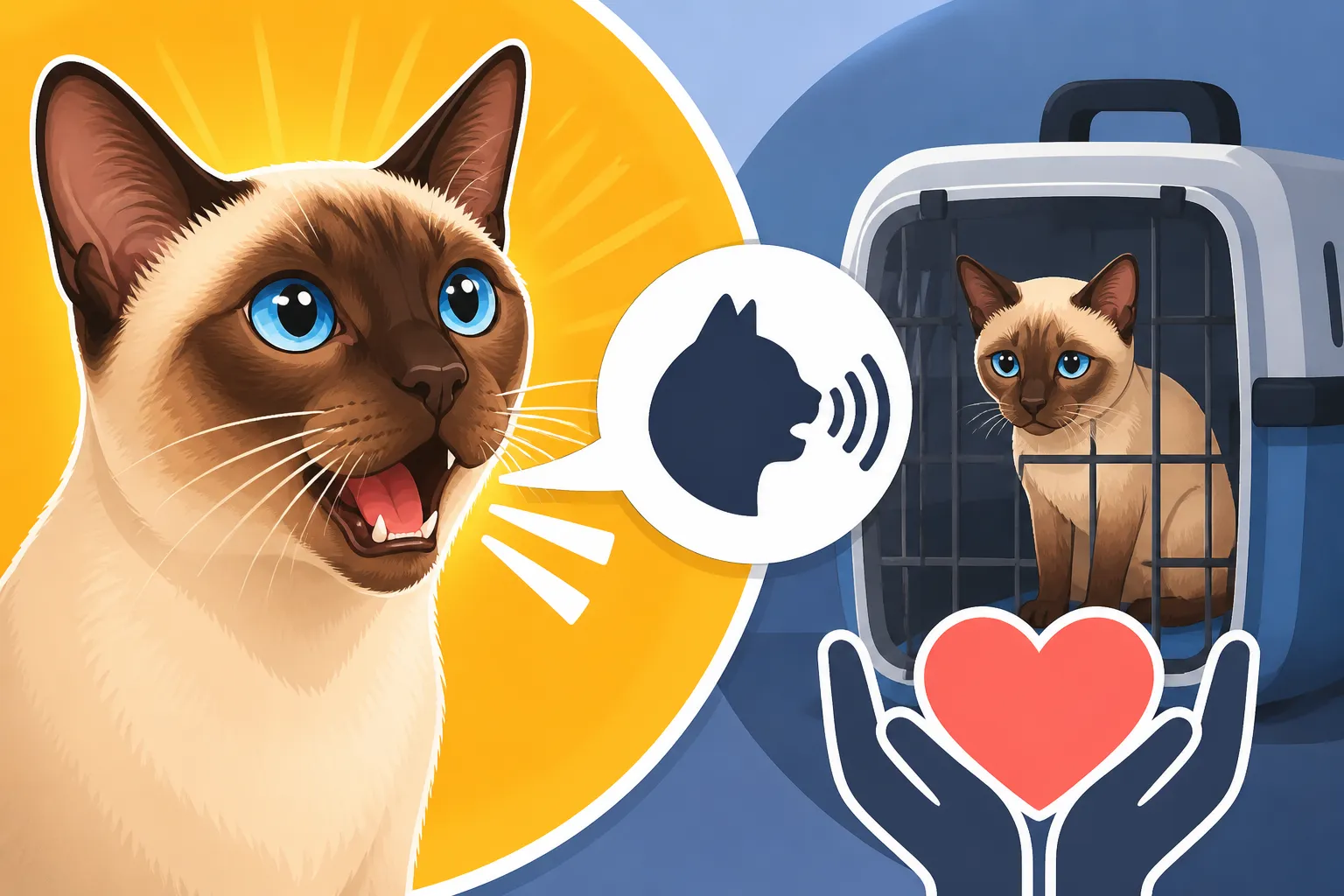 Why a Siamese Cat Reaches Rescue Over Its Voice