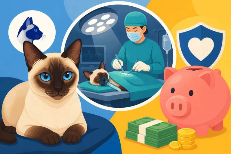 What a Siamese Cat's Blockage Surgery Costs
