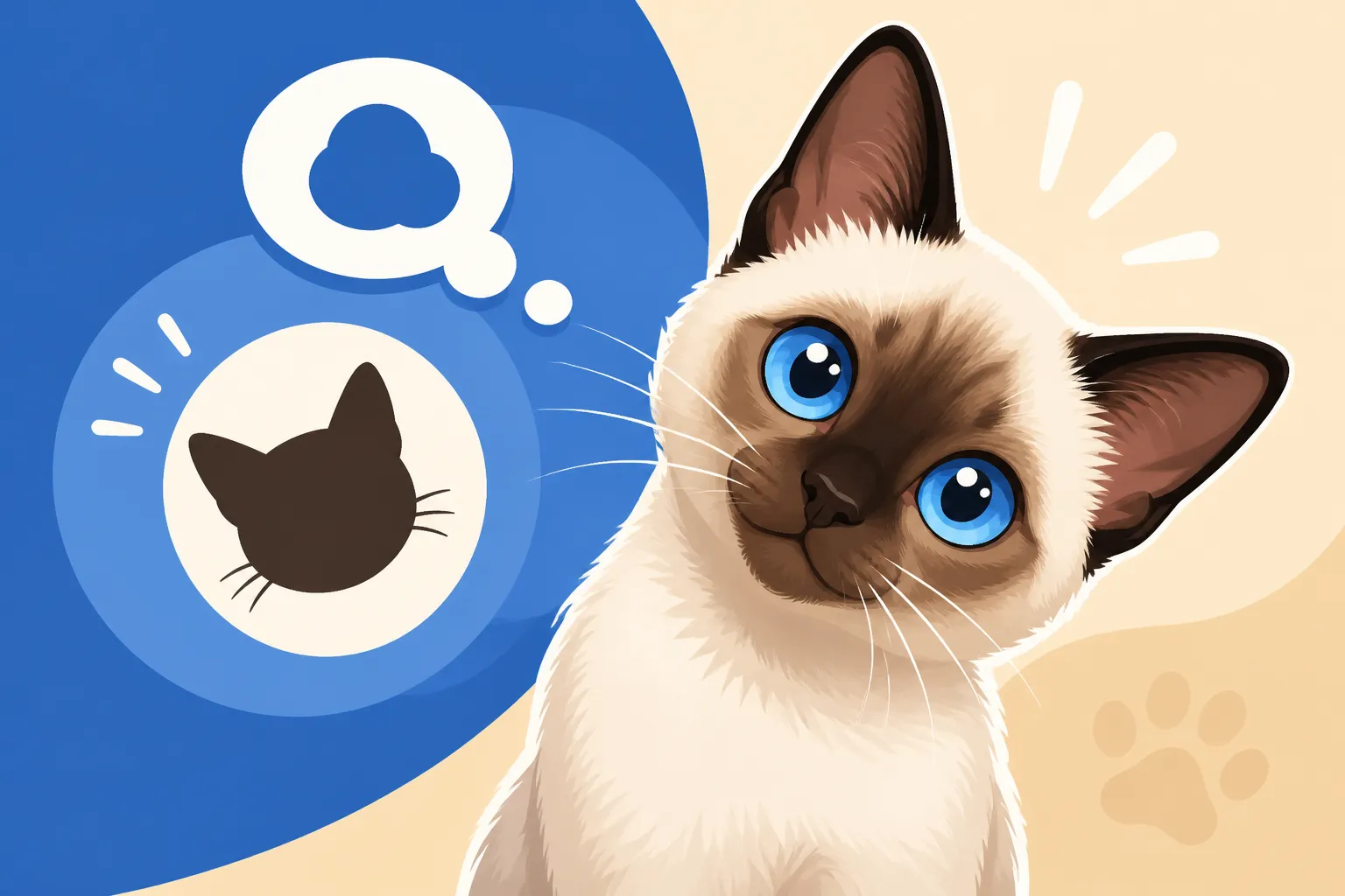 Why a Siamese Cat Kitten Tilts Its Head