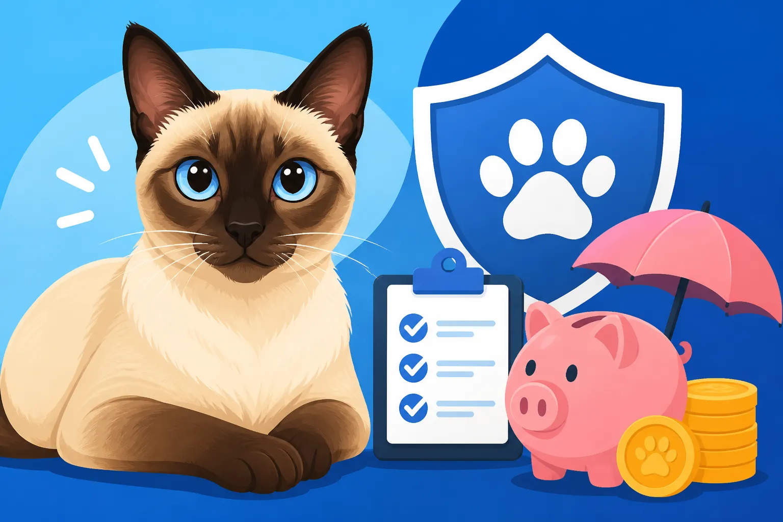 What Insuring a Siamese Cat Costs a Month