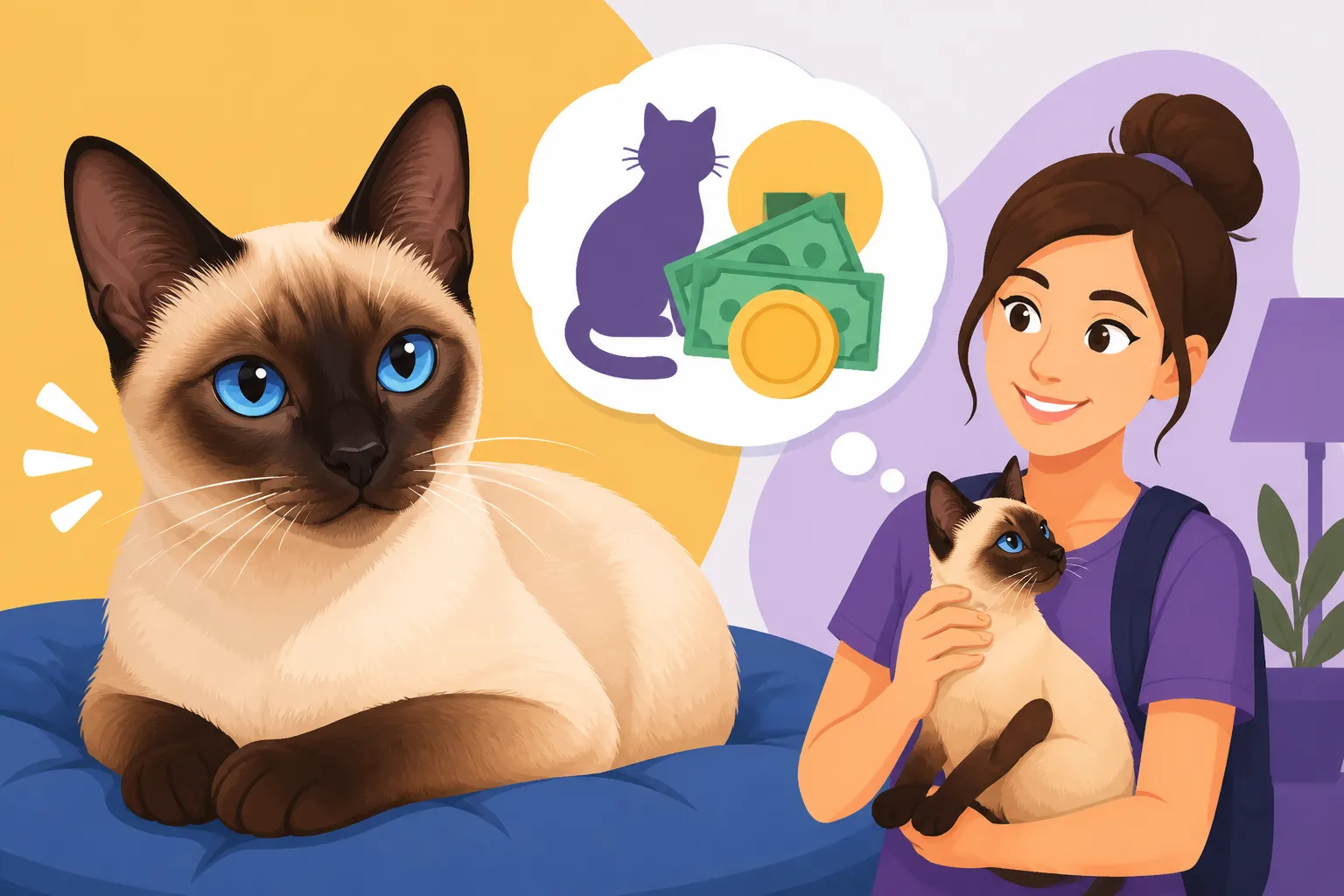 What a Siamese Cat Sitter Costs