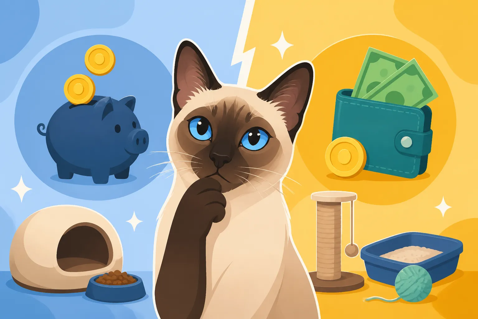 Whether a Siamese Cat Is Expensive to Own