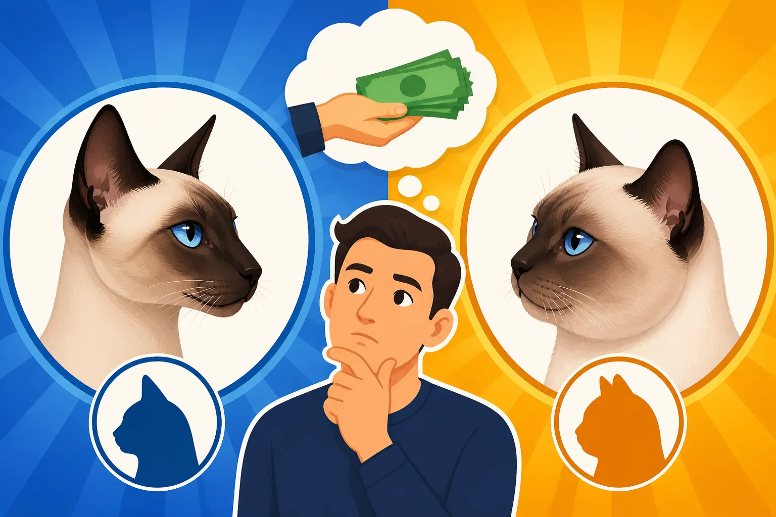 Which Head Type a Siamese Cat Buyer Is Paying For