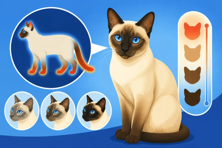 What Point Coloration in a Siamese Cat Is