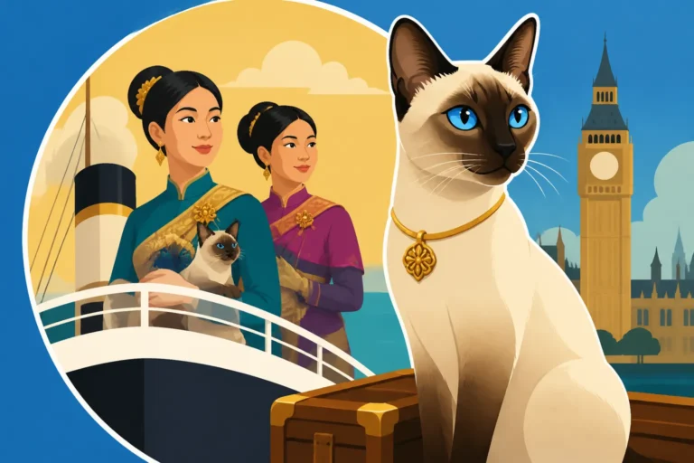Pho and Mia Brought the Siamese Cat to Britain in 1884