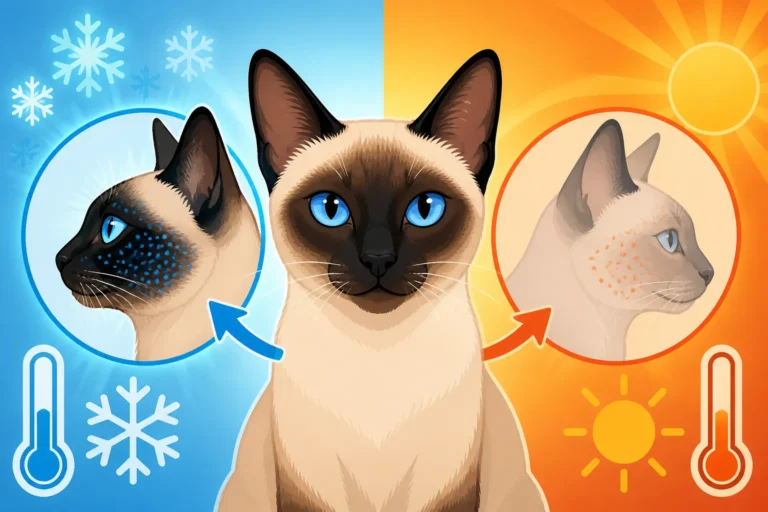 Why a Siamese Cat's Pigment Only Works When Cool