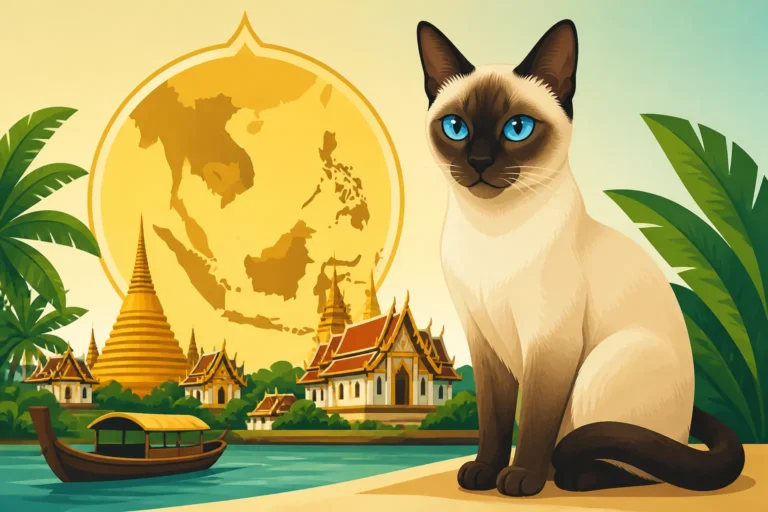 Where the Siamese Cat Comes From